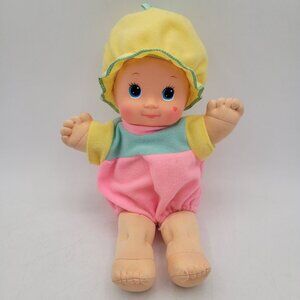 1990's Mattel Magic Nursery Baby Doll 8" Plush Vinyl Head - It's a Boy! Vintage